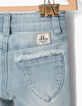 Stone blue Babyjeans mit Fransendetail-5