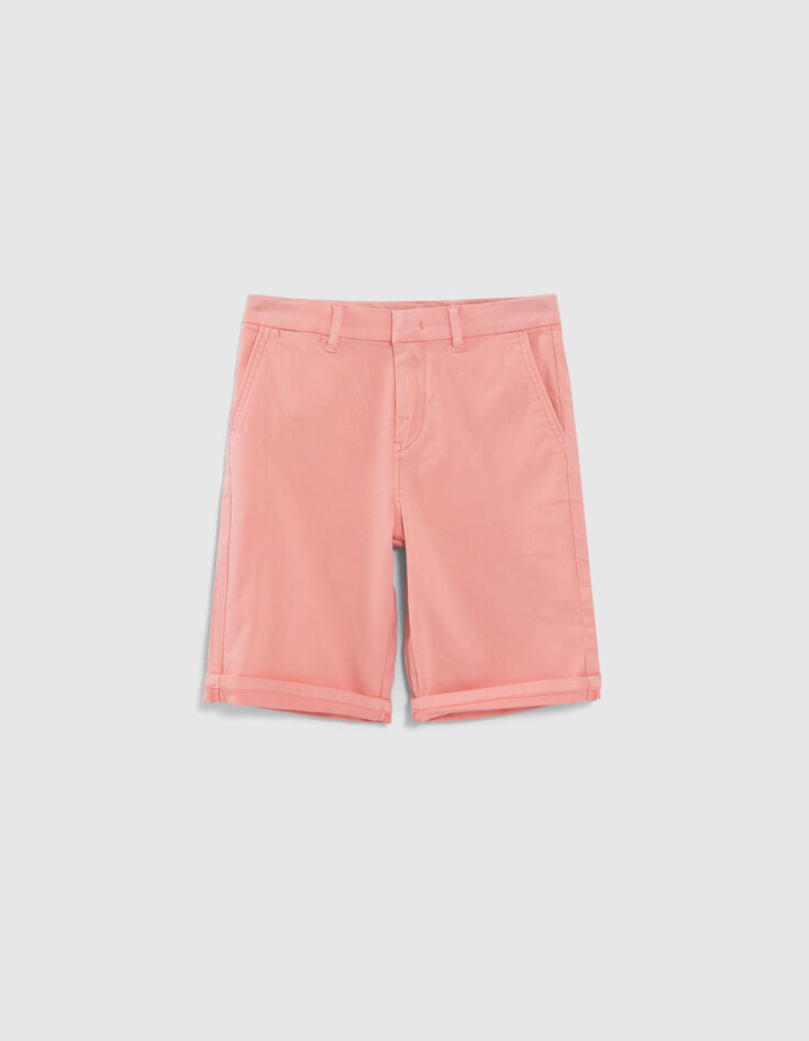 Perzik bermuda CHINO jongens-1