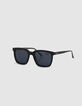 Sonnenbrille schwarz, rechteckig Herren-1