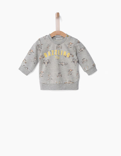 Baby boy grey sweatshirt  - IKKS