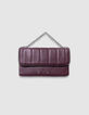 Sac à main bordeaux bordure microbilles fille-3
