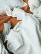Parure de lit blanche gaze coton taie 50x75 GABRIELLE PARIS-3