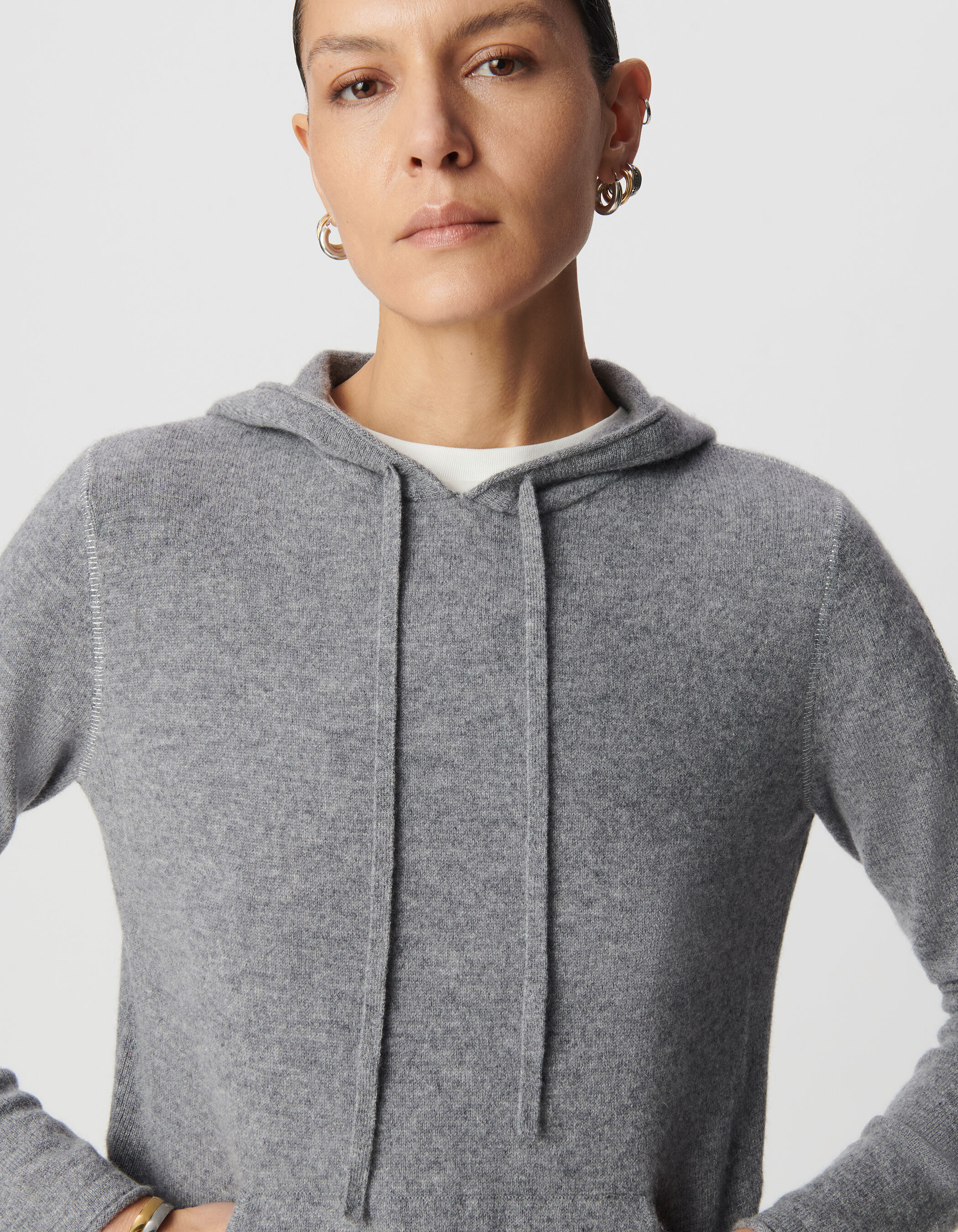 Pure cashmere hoodie online