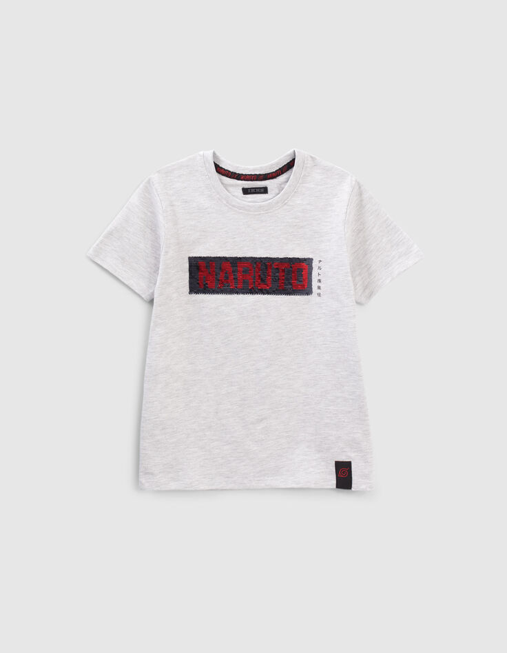 Camiseta NARUTO gris motivo en espalda niño-2