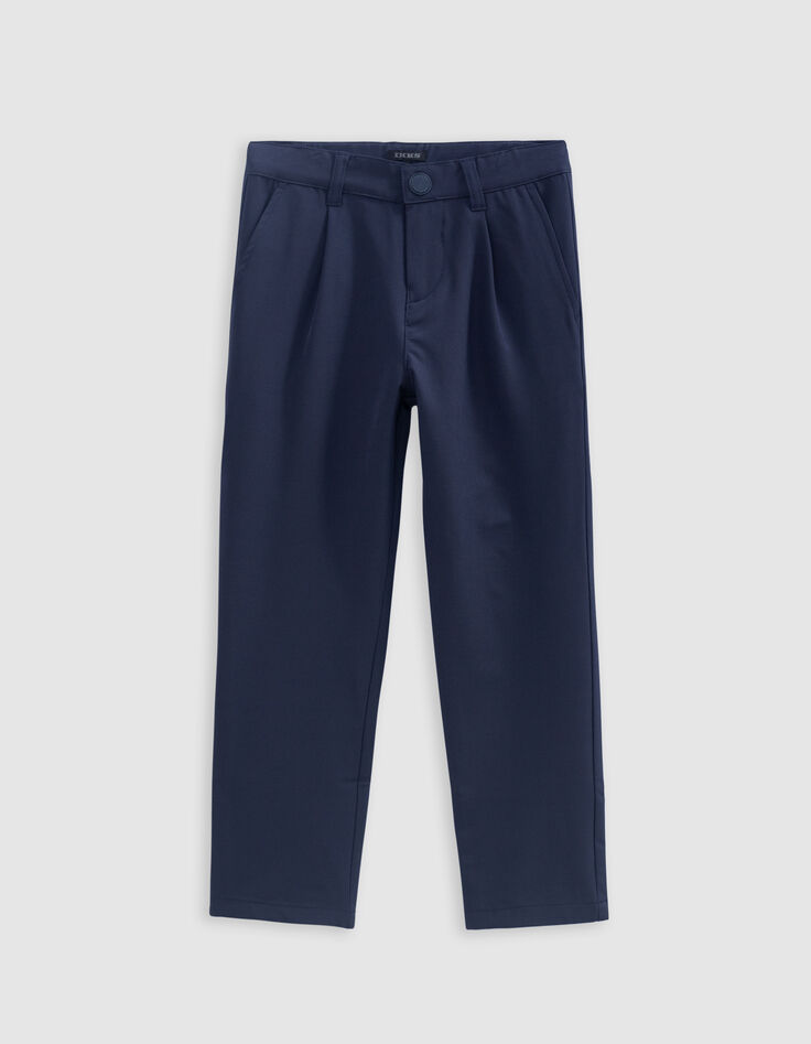 CHINO navy nylon pants for boys-2