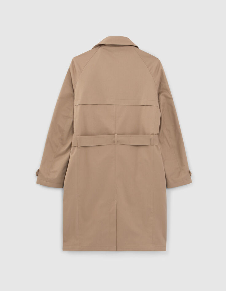 Unisex beige Gender Free trench coat-7 Unisex beige Gender Free trench coat-7