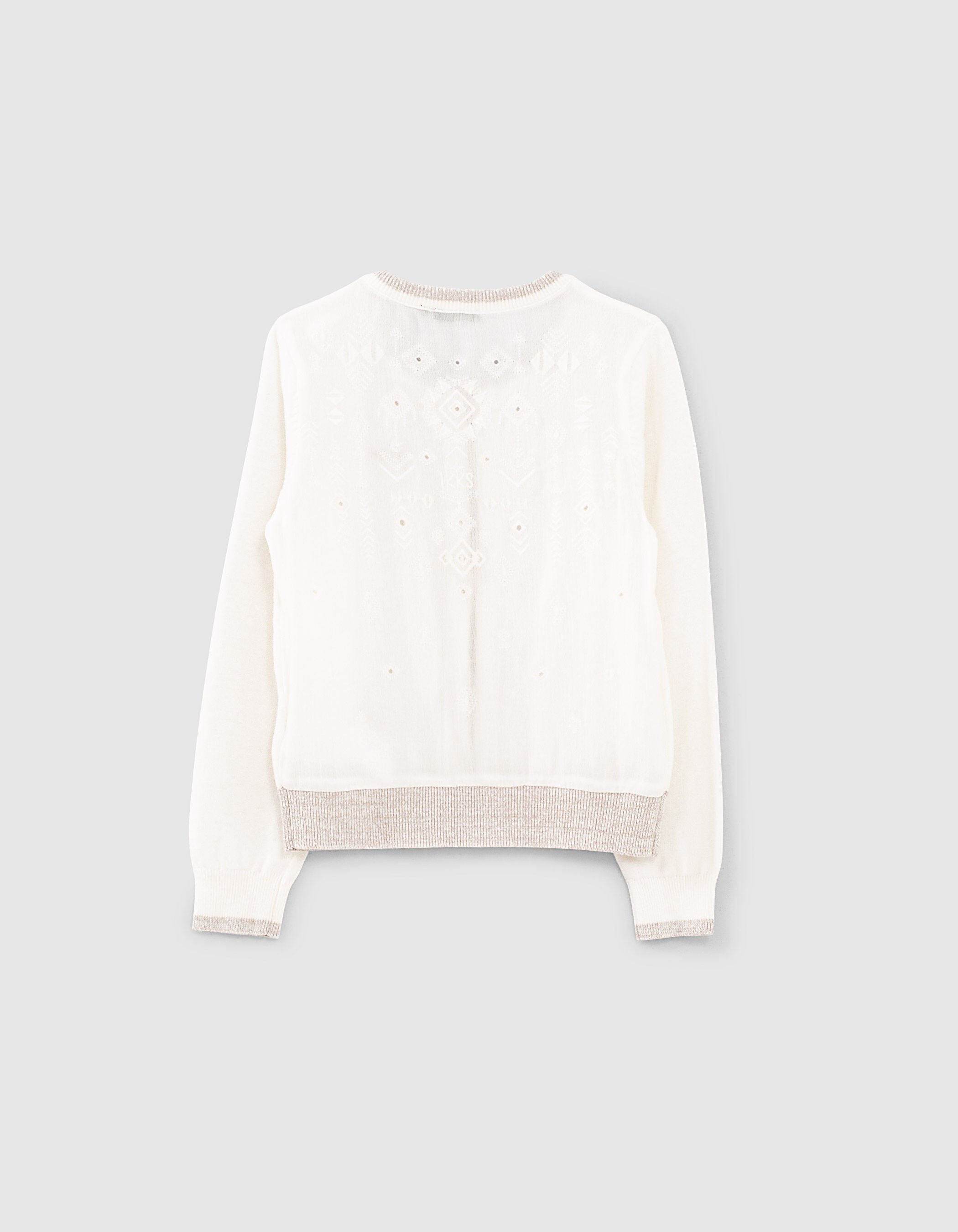 Girls off white cardigan hot sale