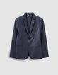 Veste de costume marine flanelle TRAVEL SUIT Homme-1