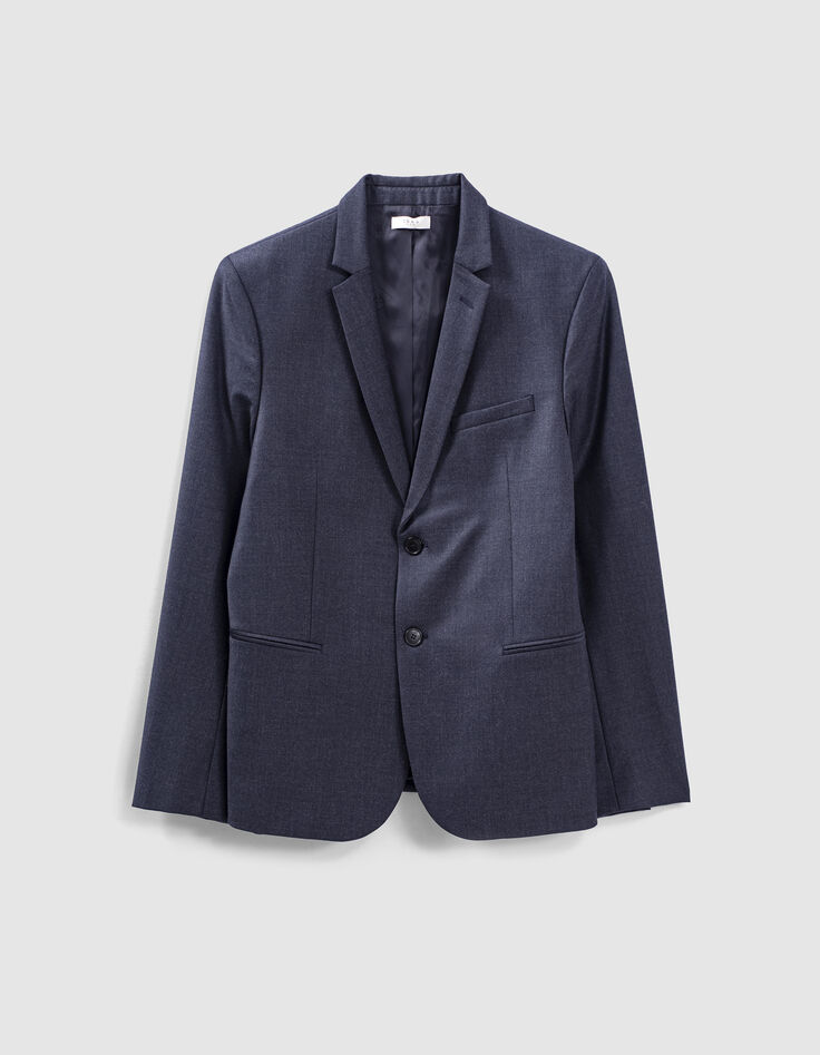 Veste de costume marine flanelle TRAVEL SUIT Homme-1