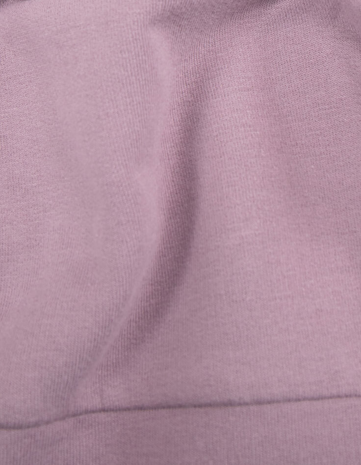 Girl's lilac cut-out sweatshirt dress-8
