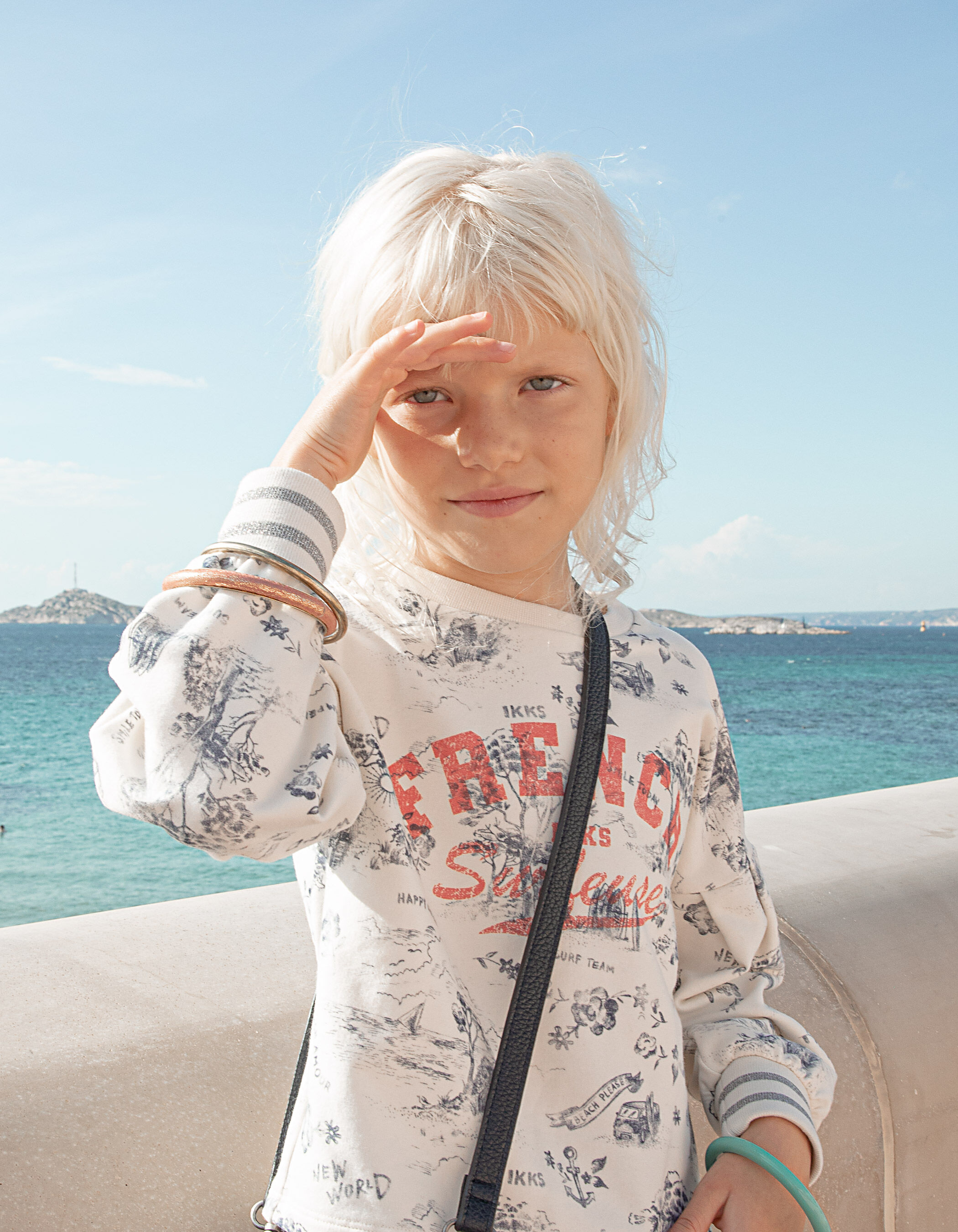Sweat top ikks fille