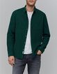 Chemise verte velours milleraies Homme-4