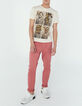 Men’s pink CROPPED chinos-2