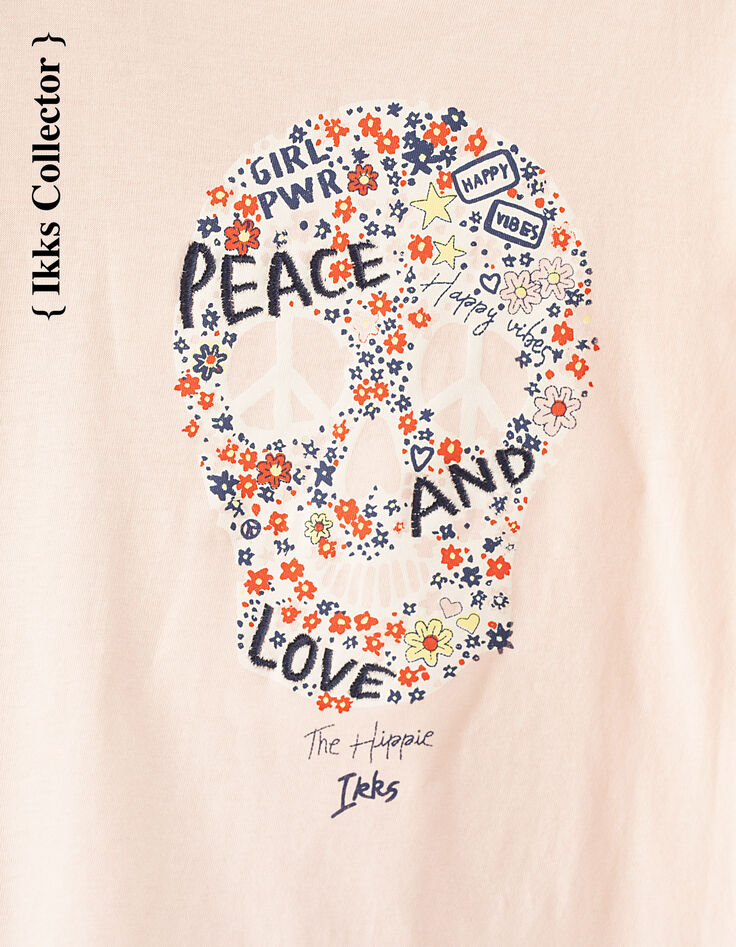 Rosa Mädchen-T-Shirt Collector The Hippie-3
