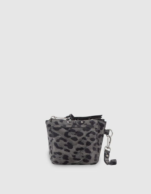 Mini trousse 1440 Toy gris motif léopard Femme - IKKS