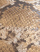 THE 1. SEASONALS Women's gold leather python cardholder-5