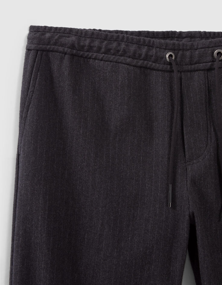 Jogpant antracita rayas tenis Hombre-4