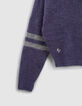 Jersey violeta cropped punto ni&ntilde;a-5