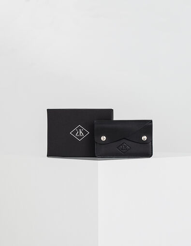 Men's leather card case - IKKS