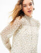 Blouse blanc cassé imprimé feuilles I.Code-1