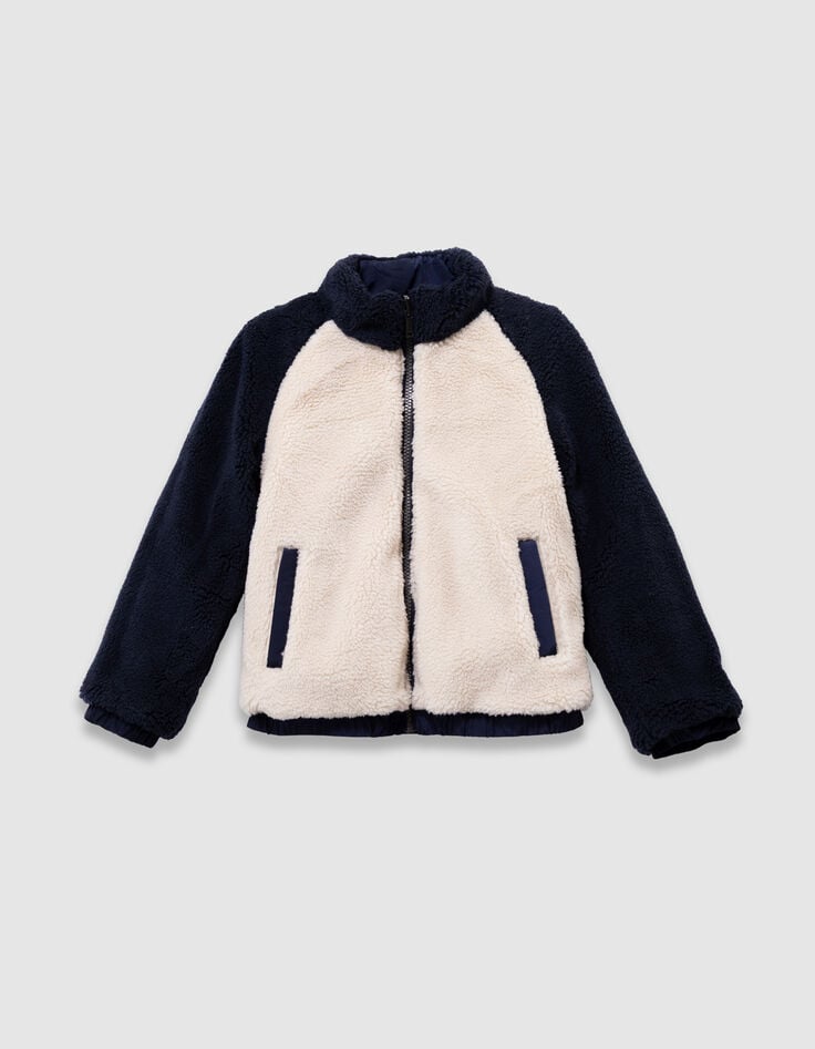 Parka 3 en 1 caqui plumas reversible niño-5 Parka 3 en 1 caqui plumas reversible niño-5
