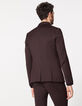 Veste de costume prune TRAVEL SUIT Homme-3