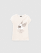 Girls’ white reversible sequin winged helmet T-shirt-1