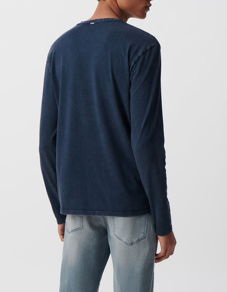Men&rsquo;s ink organic cotton long-sleeved T-shirt-3