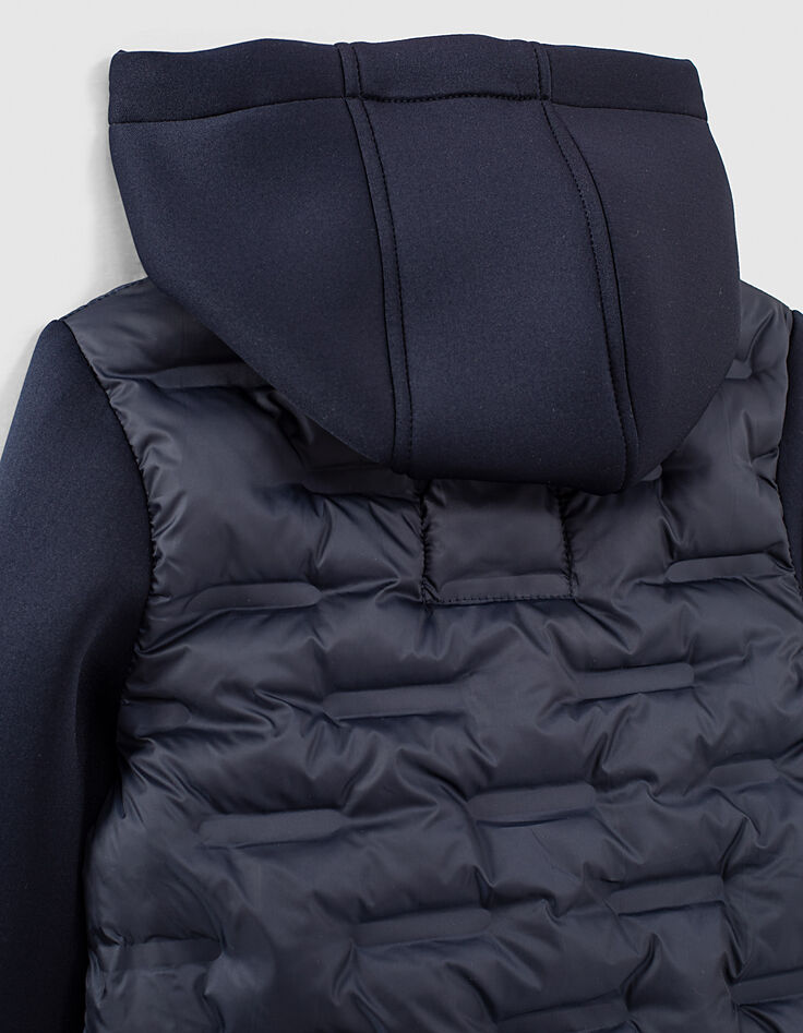 Doudoune navy thermosoudée recyclée garçon -6