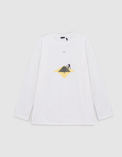 Camiseta algodón orgánico crudo bmx en pirámide niño - IKKS