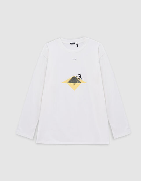 Camiseta algodón orgánico crudo bmx en pirámide niño - IKKS
