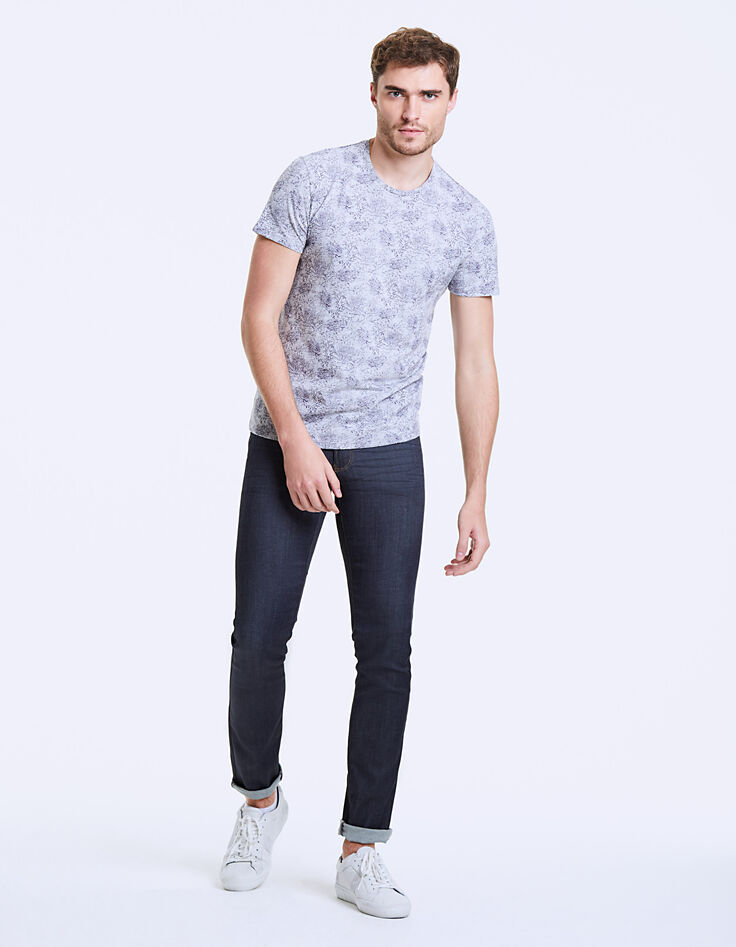 Men's shadow all-over flowers T-shirt-6 Men's shadow all-over flowers T-shirt-6