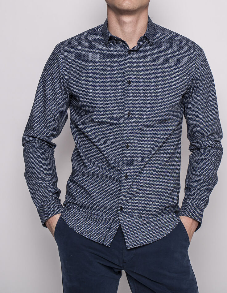 Men's slim-fit shirt-1