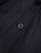 L&eacute;a Women's long navy double-breasted trench coat-7