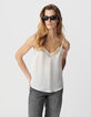 Women’s satin and lace camisole-2