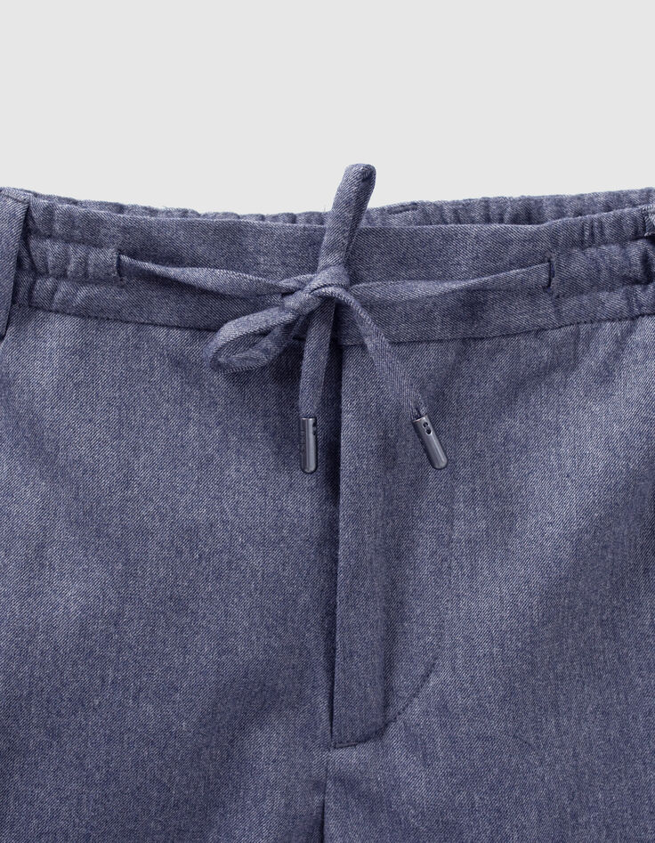 Men’s indigo denim-look joggers-2