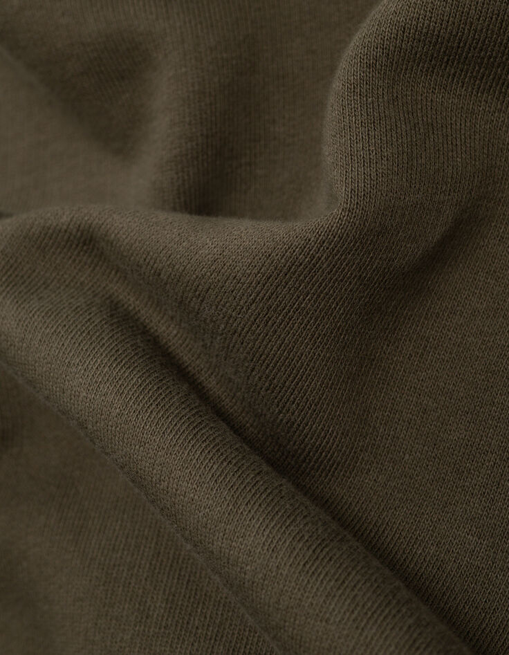 Sudadera caqui maxi mensaje bordado espalda niño-9 Sudadera caqui maxi mensaje bordado espalda niño-9