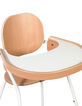 CHARLIE CRANE Tibu beech and white flexible high chair-3