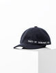 Men’s navy Paris-NY Sound Wave IKKS embroidered cap-1