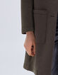 Abrigo líquen punto neopreno insignia army mujer-4