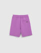 Violet sweatbermuda techfleece jongens-3