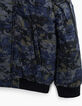 Anorak índigo estampado camuflaje pixelado niño -4
