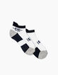 Calcetines bajos blancos, grises y navy niño -5