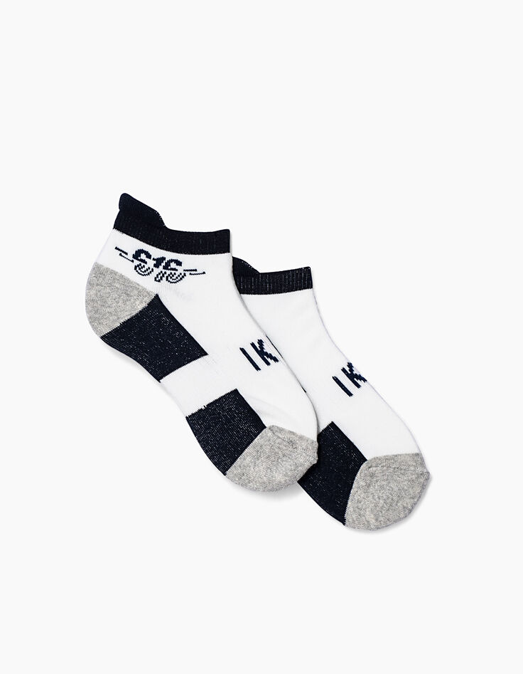 Calcetines bajos blancos, grises y navy niño -5