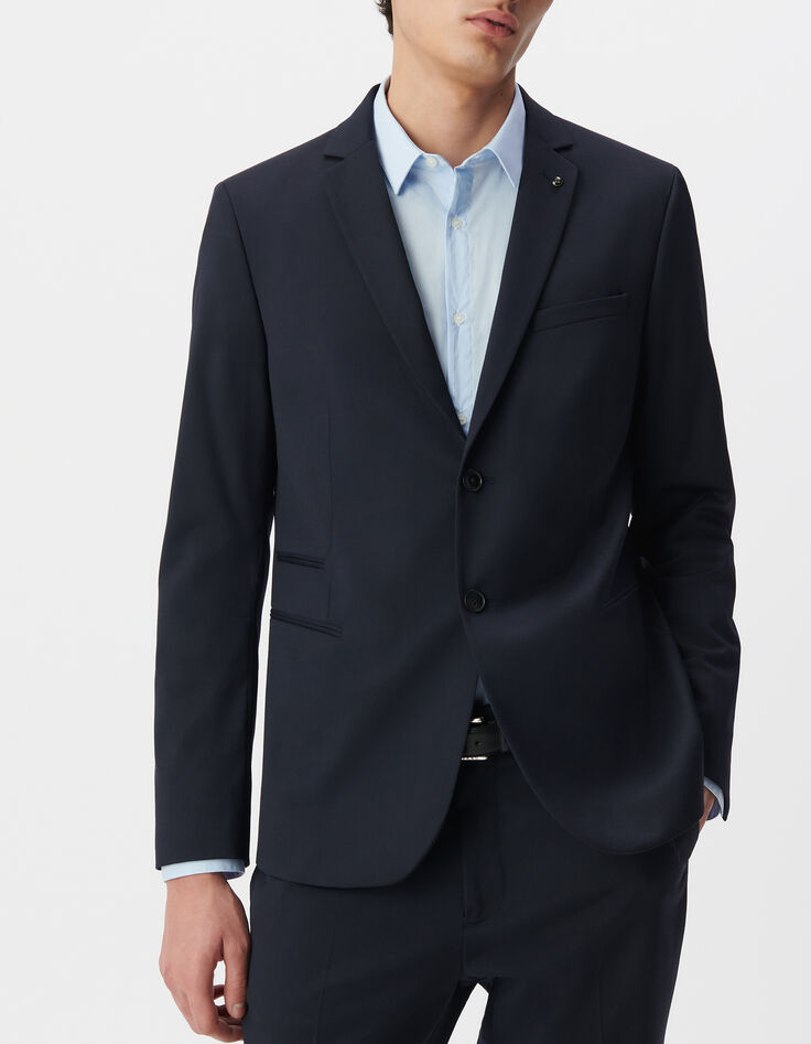Men&rsquo;s navy suit jacket-2