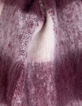 Girls’ burgundy fringed scarf with white XL checks-7