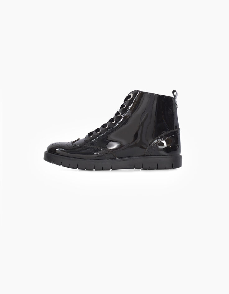 Girls' black ankle boots-1