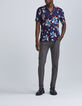 Men’s grey Prince of Wales motif TRAVEL SUIT joggers-1