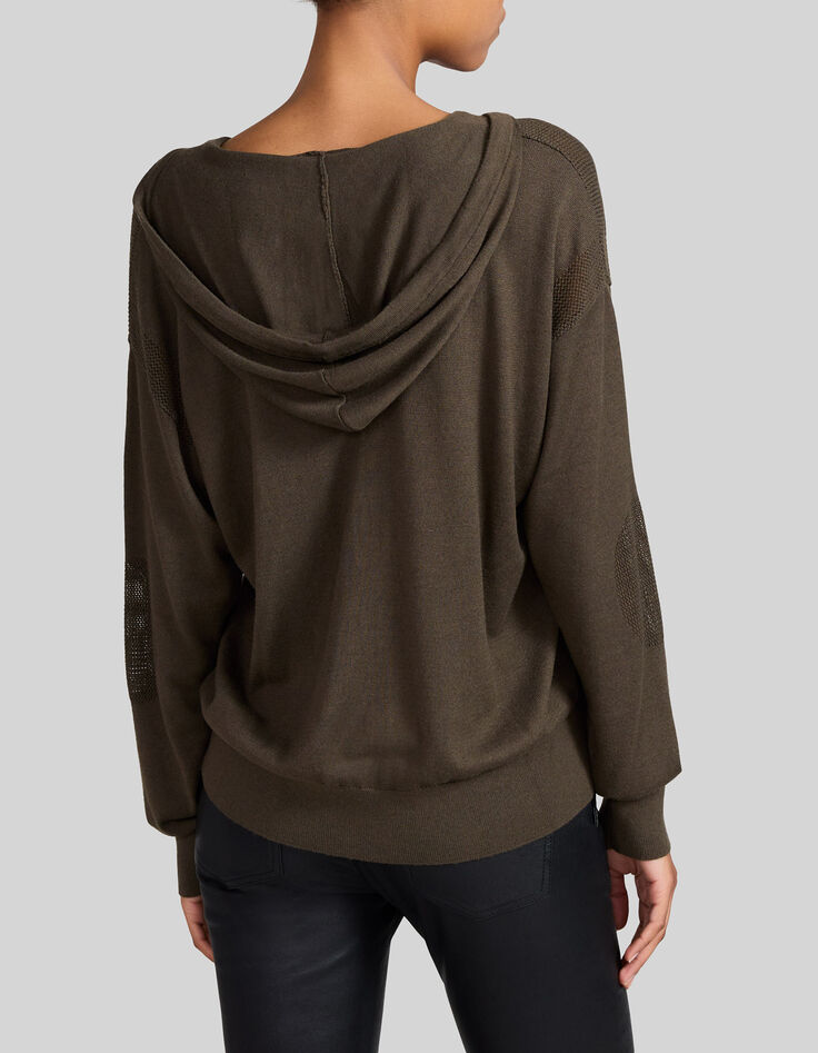 Cardigan wakame tricot brod&eacute; sequins m&eacute;tallis&eacute;s Femme-2