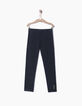Legging fille bleu marine-1
